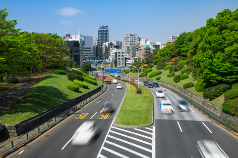 千代田区へ車通勤