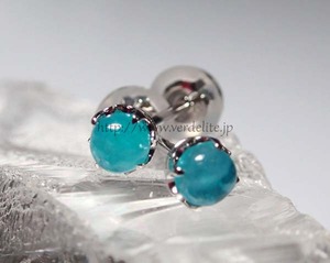 パライバカボションピアス001
