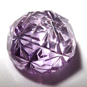 バイカラーアメジスト切子10ミリ彩d004