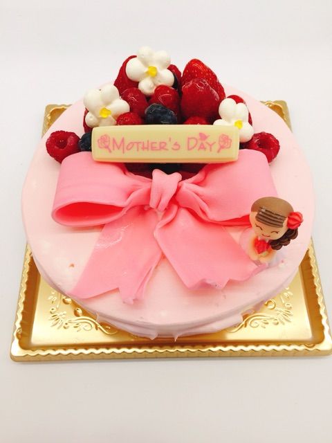 母の日デコレーションケーキ 愛知県岡崎市のケーキ屋さん ビクトワール