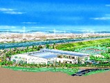 市川市上妙典・クリーンセンター余熱利用・概観パース図S