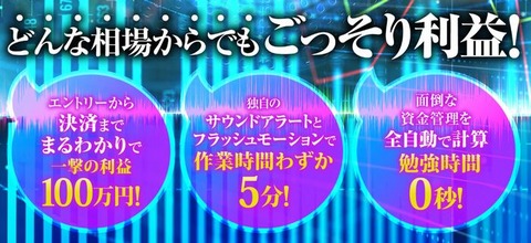 どんな相場からでもごっそり利益
