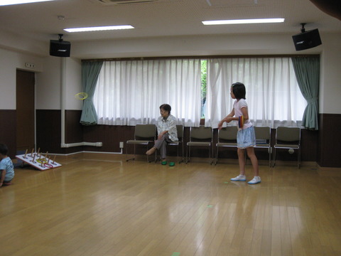 輪投げ練習 (2)