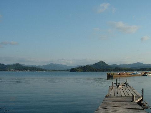 久美浜湾の桟橋