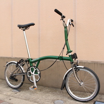 BROMPTON - 2018年製 ブロンプトン 超美品 M2LグリーンBrompton 約22万円 2018年製 ブロンプトン 超美品 M2LグリーンBrompton 約22万円