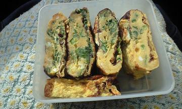 お弁当の卵焼き