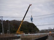 和泉川工事中