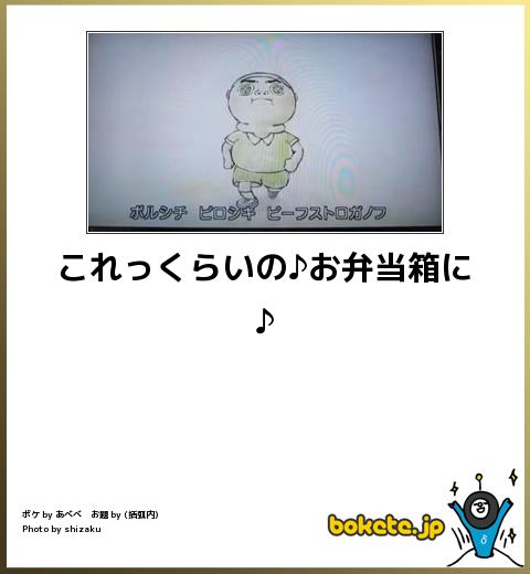 これっくらいの♪お弁当箱に♪