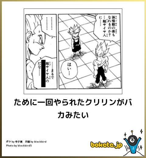ために一回やられたクリリンがバカみたい