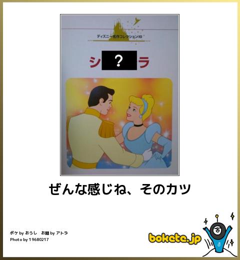 ぜんな感じね、そのカツ