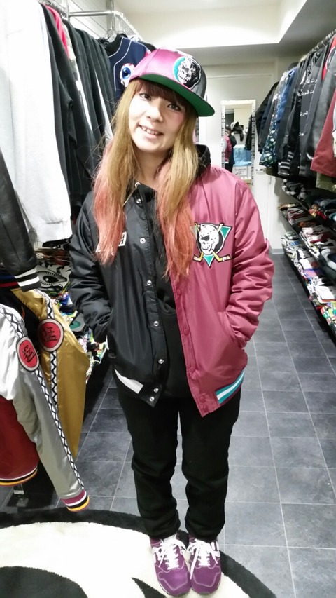 MISHKA ミシカ SPLIT ICONS VARSITY JACKET MISHKA(ミシカ）コーデ☆SPLIT ICONS VARSITY JACKET☆ : WARP STAFF BLOG