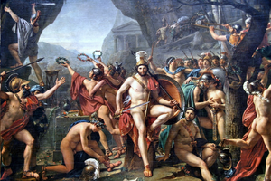 300px-Leonidas_aux_Thermopyles_(Jacques-Louis_David)
