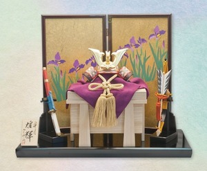 五月人形兜木彫一刀彫り