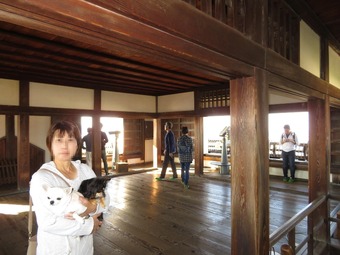 松山城 犬16