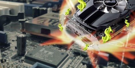 graphics card on motherboard