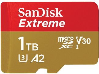1TB SanDisk Extreme UHS-I microSDXC