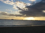 夕日