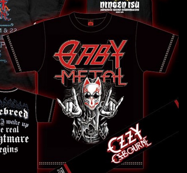 ☆新品☆BABYMETAL OZZFEST MADFOX Tシャツ sizeL