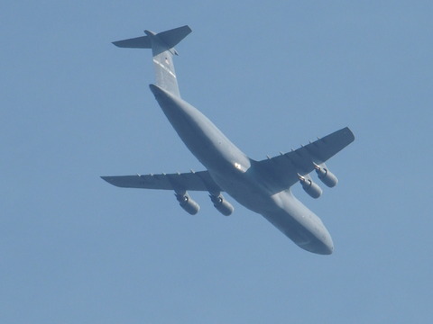 巨人機C-5ギャラクシー フライパス再び