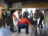 占旭剛選手の指導を受ける牧田邦男選手