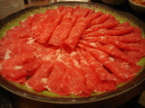 しゃぶしゃぶのお肉