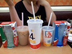 マクドナルドにて