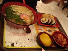 教保文庫のうどん定食