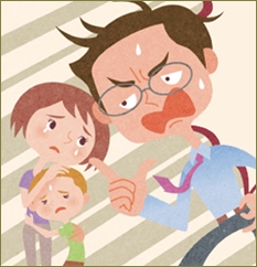 子供との約束を平気で破り、子供が泣くとあからさまに不機嫌になる旦那。「あーはいはい、俺が全部悪いんですねー。どんだけ働いても俺だけ悪者っと」