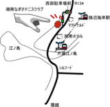 なぎさテニススクール地図