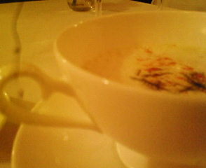 a broad bean potage