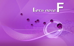 Let's note F