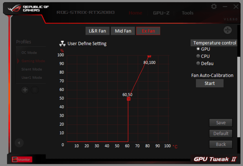GPU Tweak II_ASUS FanConnect II