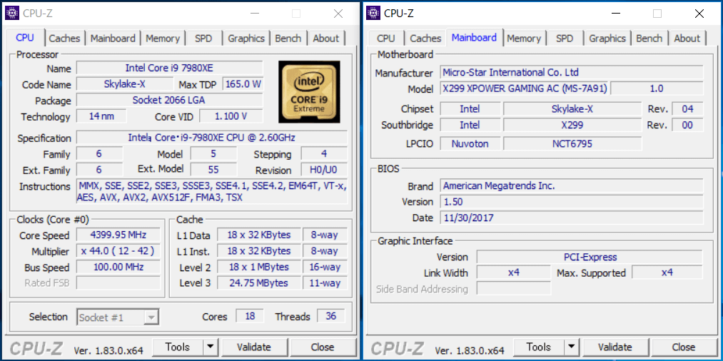 MSI X299 XPOWER GAMING AC_OC Test (1)