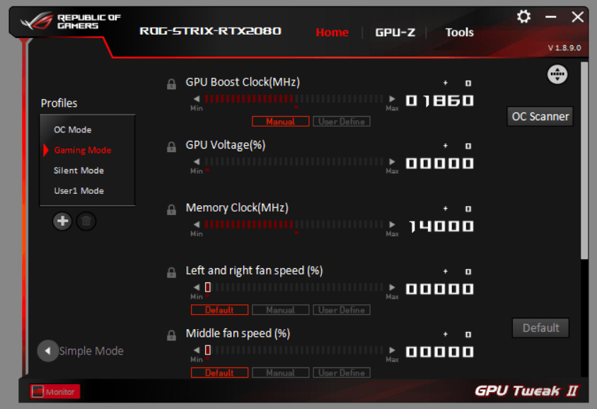 ASUS GPU Tweak II (5)