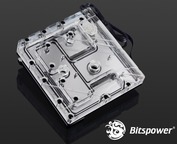 Bitspower Mono Block GAZ370G7 RGB-Nickel