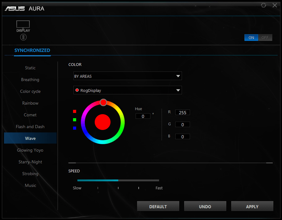 ASUS ROG SWIFT PG27UQ_ASUS AURA Sync