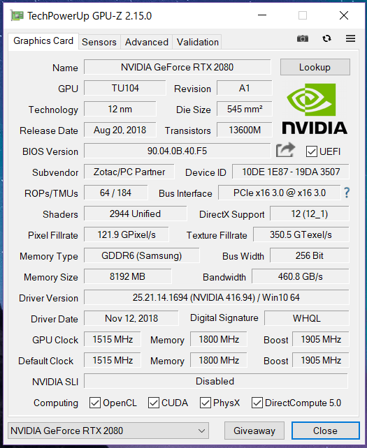 ZOTAC GAMING GeForce RTX 2080 AMP Extreme_GPU-Z (1)