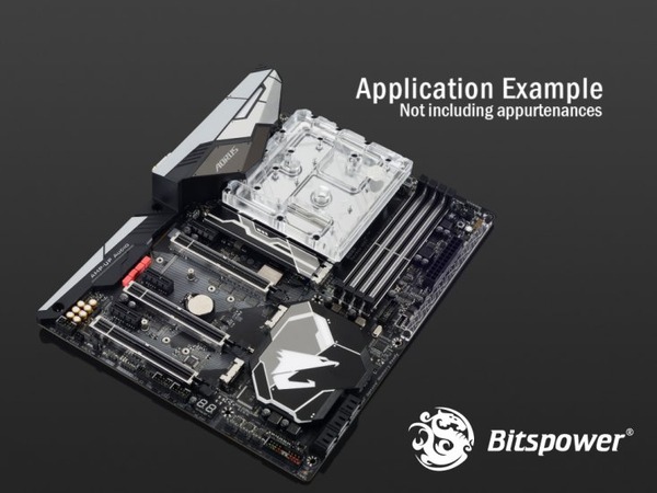 Bitspower Mono Block GAZ370G7 RGB-Nickel (5)