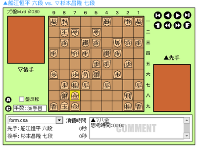 39手目78金