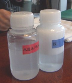 石鹸の溶け方