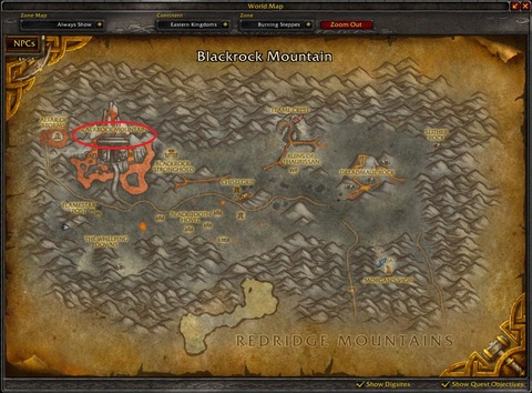 Burning Stepps Map