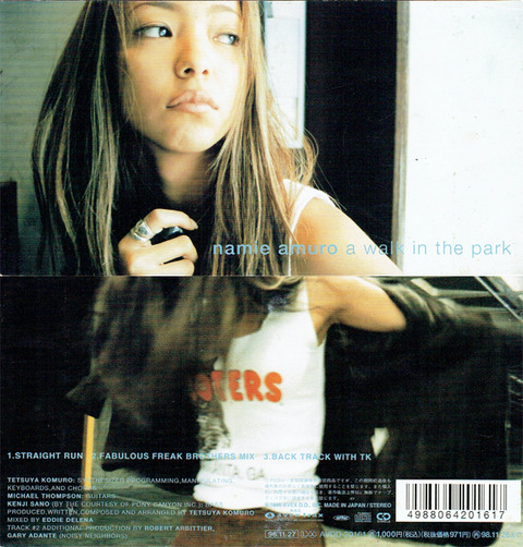 安室奈美恵　スタッフシャツ　ブラック　a walk in the park 安室奈美恵 スタッフシャツ ブラック a walk in the park はに