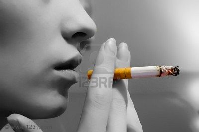smoking mom