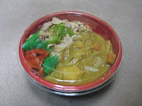 豚のしょうが焼きとカレーのあいがけ丼