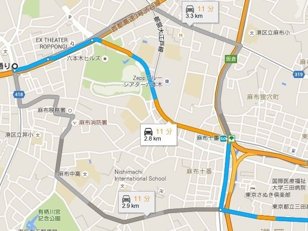 nishiazabu-ninohashi