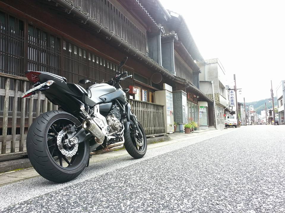 Mt 07は良いバイク Mio Strada