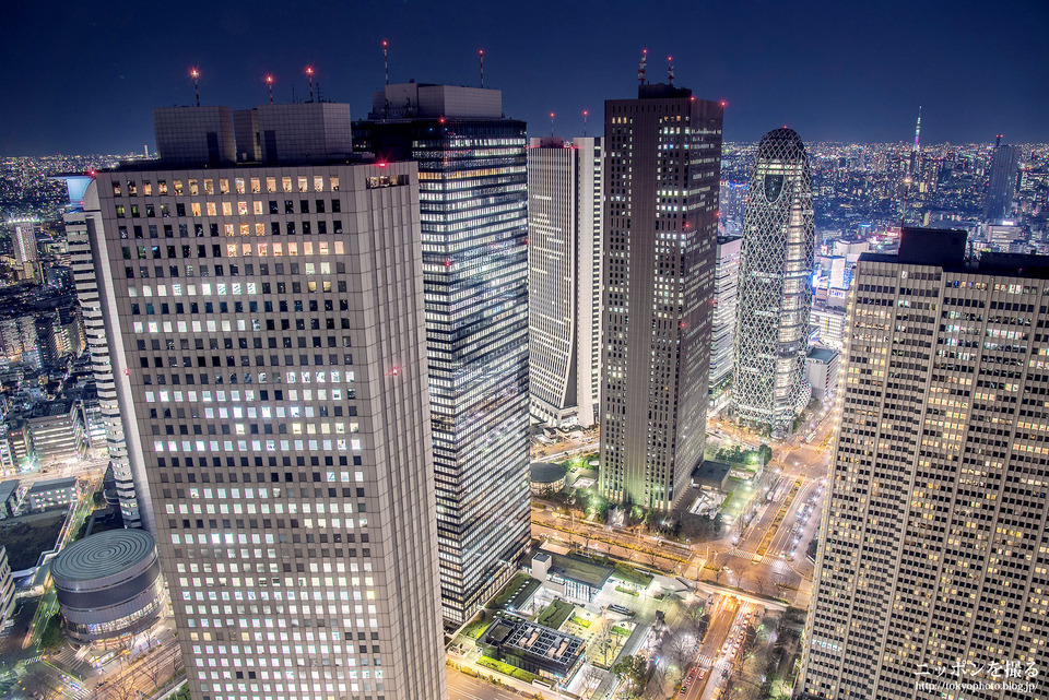 新宿_東京都庁_展望台_夜景_0005