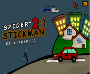 棒人間のスパイダーマンゲーム Spider Stickman 2 世界のおもしろゲームズ