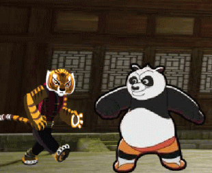 カンフーパンダの格闘ゲーム 世界のおもしろゲームズ