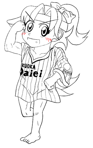 鷹子ぬりえ